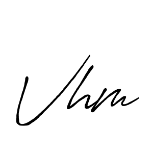 You should practise on your own different ways (Antro_Vectra_Bolder) to write your name (Vhm) in signature. don't let someone else do it for you. Vhm signature style 7 images and pictures png