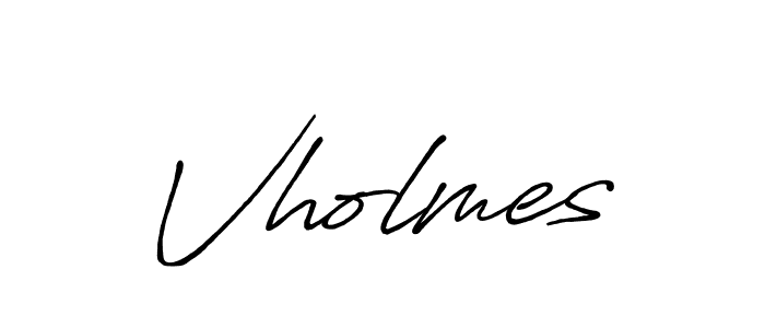 Make a beautiful signature design for name Vholmes. Use this online signature maker to create a handwritten signature for free. Vholmes signature style 7 images and pictures png