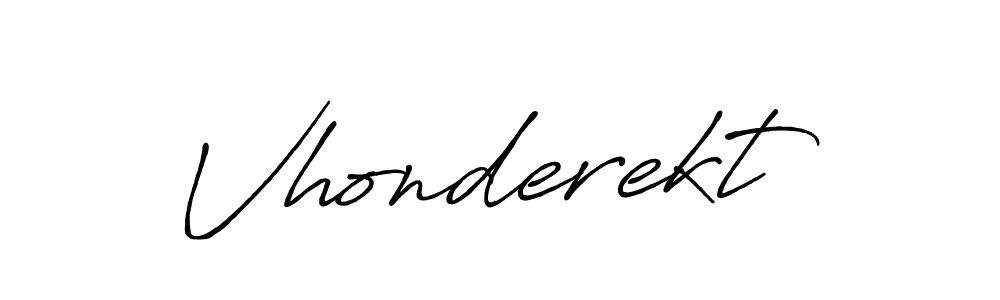 Also You can easily find your signature by using the search form. We will create Vhonderekt name handwritten signature images for you free of cost using Antro_Vectra_Bolder sign style. Vhonderekt signature style 7 images and pictures png