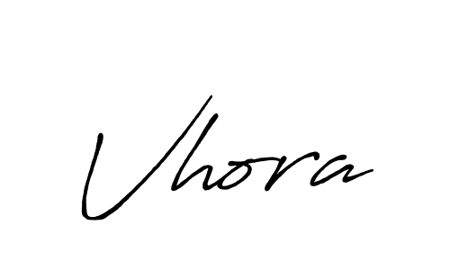 How to make Vhora name signature. Use Antro_Vectra_Bolder style for creating short signs online. This is the latest handwritten sign. Vhora signature style 7 images and pictures png