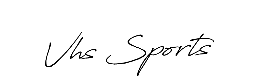 Antro_Vectra_Bolder is a professional signature style that is perfect for those who want to add a touch of class to their signature. It is also a great choice for those who want to make their signature more unique. Get Vhs Sports name to fancy signature for free. Vhs Sports signature style 7 images and pictures png