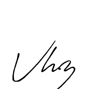 You should practise on your own different ways (Antro_Vectra_Bolder) to write your name (Vhz) in signature. don't let someone else do it for you. Vhz signature style 7 images and pictures png