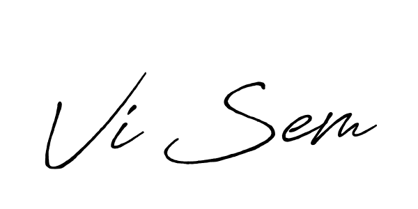 This is the best signature style for the Vi Sem name. Also you like these signature font (Antro_Vectra_Bolder). Mix name signature. Vi Sem signature style 7 images and pictures png