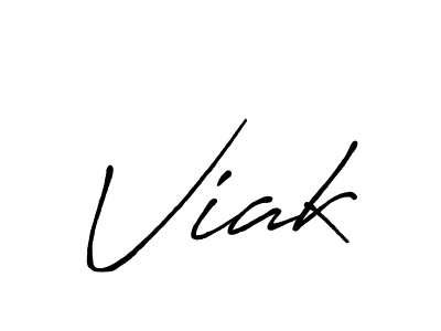 How to Draw Viak signature style? Antro_Vectra_Bolder is a latest design signature styles for name Viak. Viak signature style 7 images and pictures png