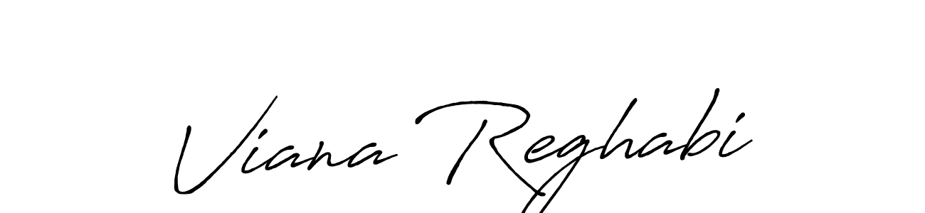 Also we have Viana Reghabi name is the best signature style. Create professional handwritten signature collection using Antro_Vectra_Bolder autograph style. Viana Reghabi signature style 7 images and pictures png