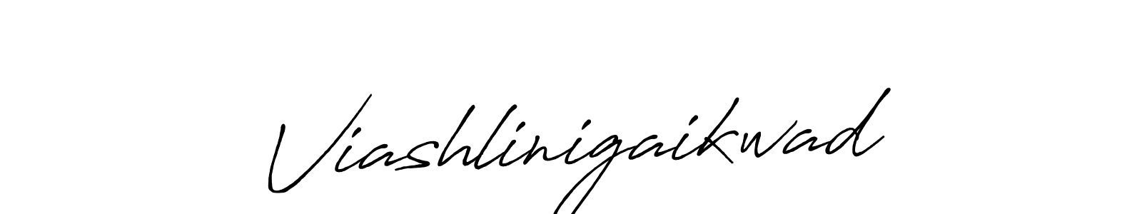How to make Viashlinigaikwad signature? Antro_Vectra_Bolder is a professional autograph style. Create handwritten signature for Viashlinigaikwad name. Viashlinigaikwad signature style 7 images and pictures png
