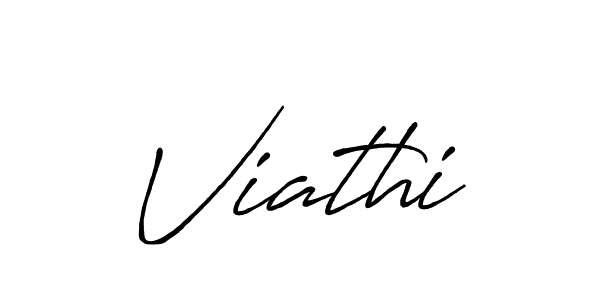 Also we have Viathi name is the best signature style. Create professional handwritten signature collection using Antro_Vectra_Bolder autograph style. Viathi signature style 7 images and pictures png