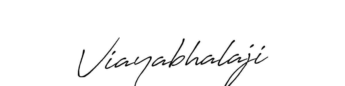Viayabhalaji stylish signature style. Best Handwritten Sign (Antro_Vectra_Bolder) for my name. Handwritten Signature Collection Ideas for my name Viayabhalaji. Viayabhalaji signature style 7 images and pictures png
