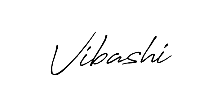 Make a beautiful signature design for name Vibashi. With this signature (Antro_Vectra_Bolder) style, you can create a handwritten signature for free. Vibashi signature style 7 images and pictures png