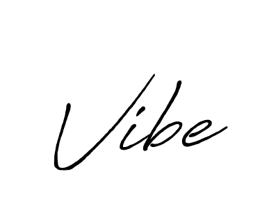Create a beautiful signature design for name Vibe. With this signature (Antro_Vectra_Bolder) fonts, you can make a handwritten signature for free. Vibe signature style 7 images and pictures png