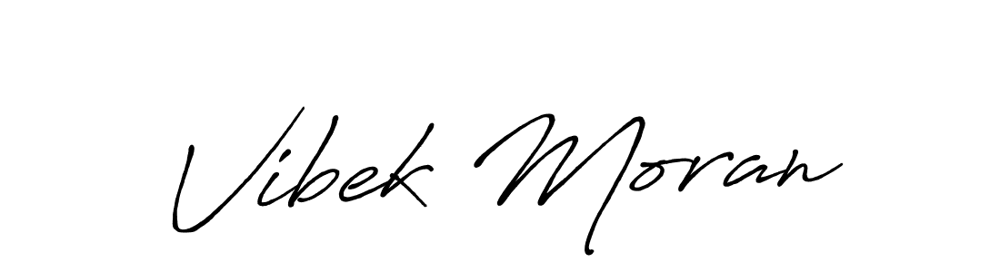 The best way (Antro_Vectra_Bolder) to make a short signature is to pick only two or three words in your name. The name Vibek Moran include a total of six letters. For converting this name. Vibek Moran signature style 7 images and pictures png