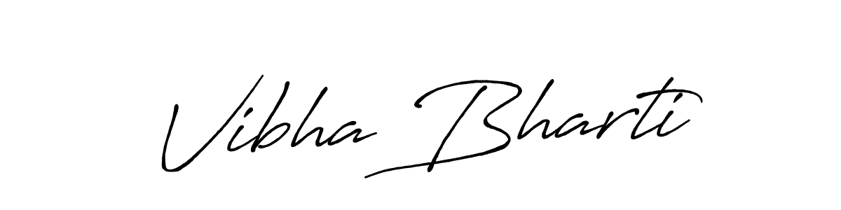 if you are searching for the best signature style for your name Vibha Bharti. so please give up your signature search. here we have designed multiple signature styles  using Antro_Vectra_Bolder. Vibha Bharti signature style 7 images and pictures png