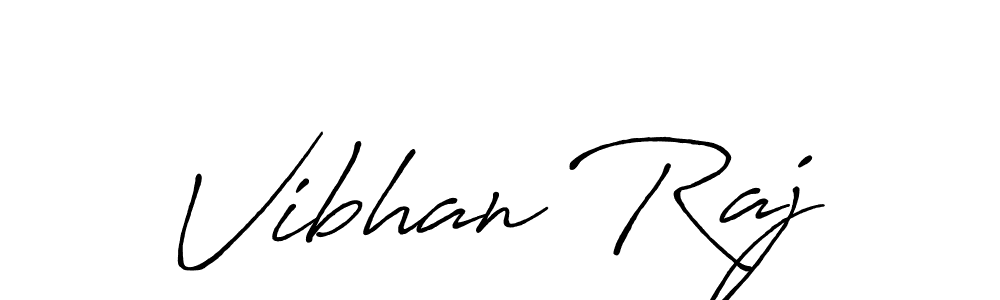 Also we have Vibhan Raj name is the best signature style. Create professional handwritten signature collection using Antro_Vectra_Bolder autograph style. Vibhan Raj signature style 7 images and pictures png