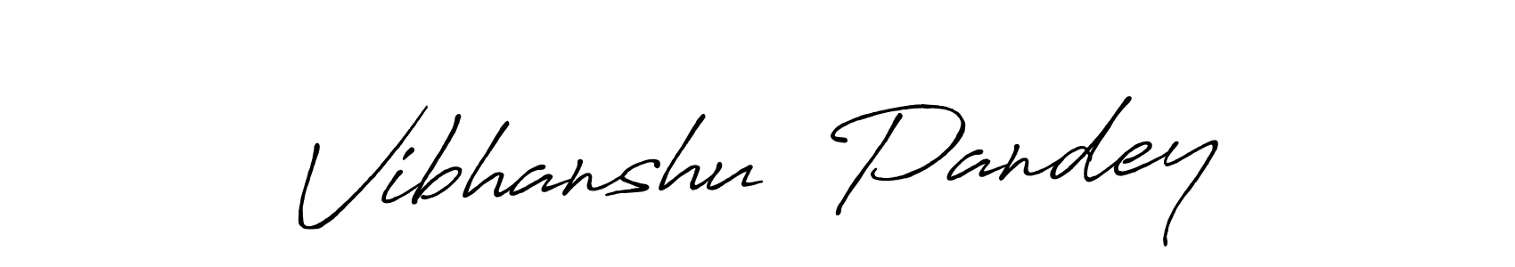 Antro_Vectra_Bolder is a professional signature style that is perfect for those who want to add a touch of class to their signature. It is also a great choice for those who want to make their signature more unique. Get Vibhanshu  Pandey name to fancy signature for free. Vibhanshu  Pandey signature style 7 images and pictures png