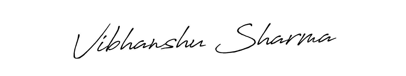 Similarly Antro_Vectra_Bolder is the best handwritten signature design. Signature creator online .You can use it as an online autograph creator for name Vibhanshu Sharma. Vibhanshu Sharma signature style 7 images and pictures png