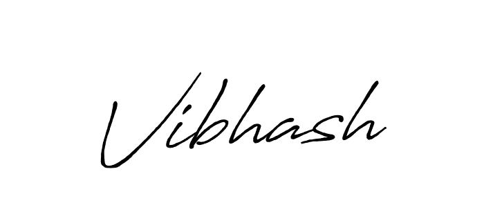 Design your own signature with our free online signature maker. With this signature software, you can create a handwritten (Antro_Vectra_Bolder) signature for name Vibhash. Vibhash signature style 7 images and pictures png