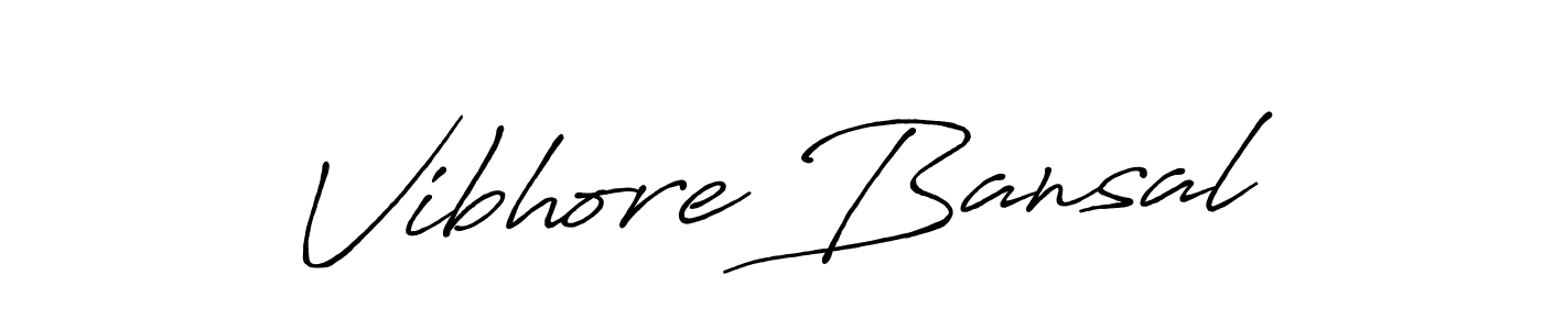 Once you've used our free online signature maker to create your best signature Antro_Vectra_Bolder style, it's time to enjoy all of the benefits that Vibhore Bansal name signing documents. Vibhore Bansal signature style 7 images and pictures png