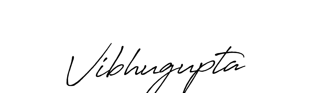 How to make Vibhugupta signature? Antro_Vectra_Bolder is a professional autograph style. Create handwritten signature for Vibhugupta name. Vibhugupta signature style 7 images and pictures png