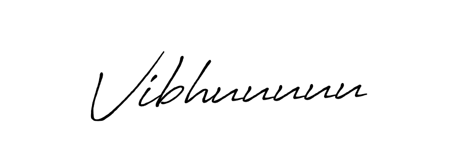 Use a signature maker to create a handwritten signature online. With this signature software, you can design (Antro_Vectra_Bolder) your own signature for name Vibhuuuuu. Vibhuuuuu signature style 7 images and pictures png