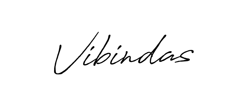 Make a beautiful signature design for name Vibindas. Use this online signature maker to create a handwritten signature for free. Vibindas signature style 7 images and pictures png