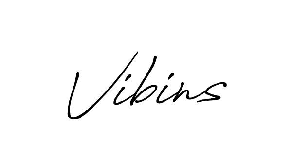 How to make Vibins name signature. Use Antro_Vectra_Bolder style for creating short signs online. This is the latest handwritten sign. Vibins signature style 7 images and pictures png