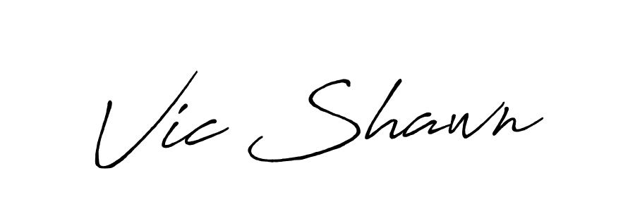 if you are searching for the best signature style for your name Vic Shawn. so please give up your signature search. here we have designed multiple signature styles  using Antro_Vectra_Bolder. Vic Shawn signature style 7 images and pictures png