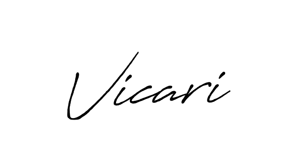 Antro_Vectra_Bolder is a professional signature style that is perfect for those who want to add a touch of class to their signature. It is also a great choice for those who want to make their signature more unique. Get Vicari name to fancy signature for free. Vicari signature style 7 images and pictures png