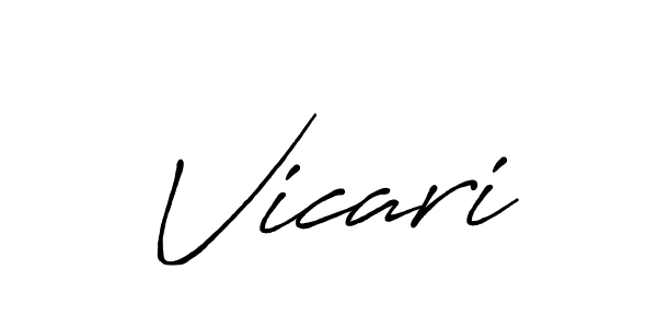 Antro_Vectra_Bolder is a professional signature style that is perfect for those who want to add a touch of class to their signature. It is also a great choice for those who want to make their signature more unique. Get Vicari name to fancy signature for free. Vicari signature style 7 images and pictures png