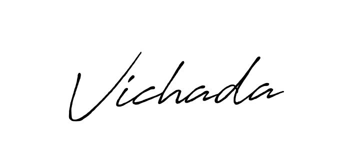 How to make Vichada signature? Antro_Vectra_Bolder is a professional autograph style. Create handwritten signature for Vichada name. Vichada signature style 7 images and pictures png