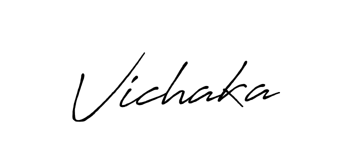 Similarly Antro_Vectra_Bolder is the best handwritten signature design. Signature creator online .You can use it as an online autograph creator for name Vichaka. Vichaka signature style 7 images and pictures png