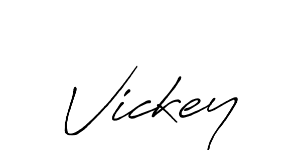 It looks lik you need a new signature style for name Vickey. Design unique handwritten (Antro_Vectra_Bolder) signature with our free signature maker in just a few clicks. Vickey signature style 7 images and pictures png