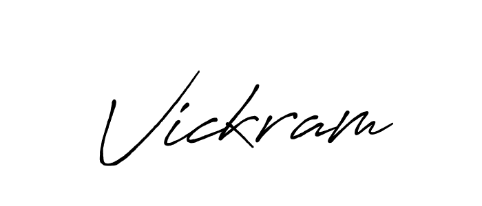 How to make Vickram signature? Antro_Vectra_Bolder is a professional autograph style. Create handwritten signature for Vickram name. Vickram signature style 7 images and pictures png