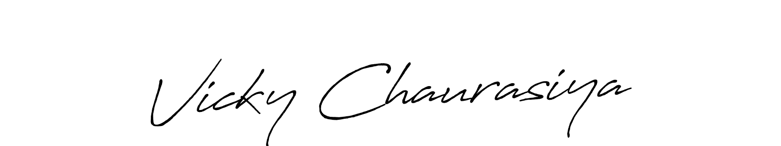 This is the best signature style for the Vicky Chaurasiya name. Also you like these signature font (Antro_Vectra_Bolder). Mix name signature. Vicky Chaurasiya signature style 7 images and pictures png