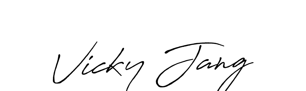 See photos of Vicky Jang official signature by Spectra . Check more albums & portfolios. Read reviews & check more about Antro_Vectra_Bolder font. Vicky Jang signature style 7 images and pictures png