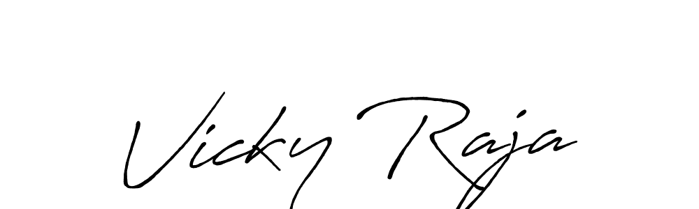 Here are the top 10 professional signature styles for the name Vicky Raja. These are the best autograph styles you can use for your name. Vicky Raja signature style 7 images and pictures png