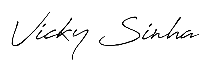 Build your personal autograph collection for name Vicky Sinha with Antro_Vectra_Bolder design. Browse, select, and save your favorites. Vicky Sinha signature style 7 images and pictures png
