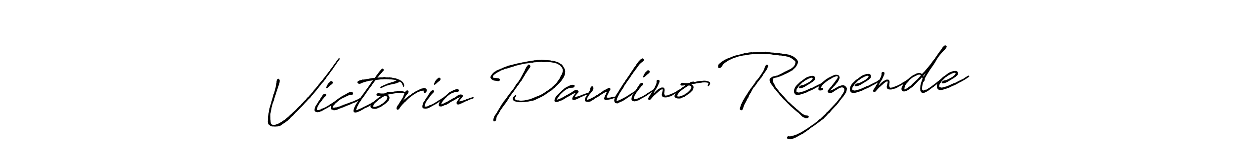 Also we have Victória Paulino Rezende name is the best signature style. Create professional handwritten signature collection using Antro_Vectra_Bolder autograph style. Victória Paulino Rezende signature style 7 images and pictures png