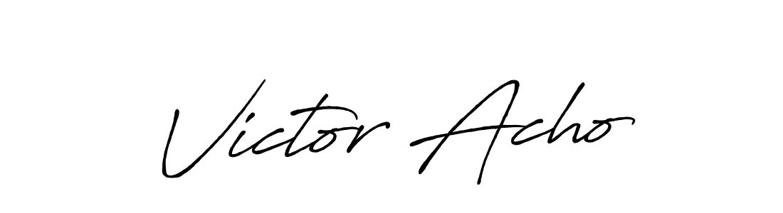 Similarly Antro_Vectra_Bolder is the best handwritten signature design. Signature creator online .You can use it as an online autograph creator for name Victor Acho. Victor Acho signature style 7 images and pictures png