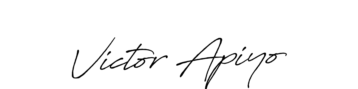 How to Draw Victor Apiyo signature style? Antro_Vectra_Bolder is a latest design signature styles for name Victor Apiyo. Victor Apiyo signature style 7 images and pictures png