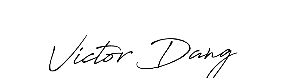 Antro_Vectra_Bolder is a professional signature style that is perfect for those who want to add a touch of class to their signature. It is also a great choice for those who want to make their signature more unique. Get Victor Dang name to fancy signature for free. Victor Dang signature style 7 images and pictures png