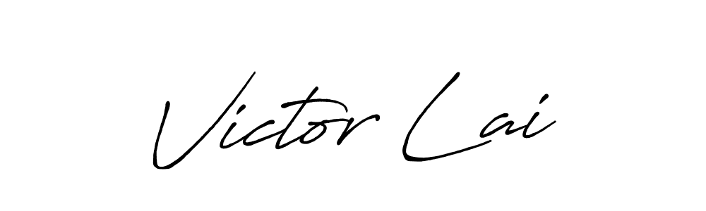 You should practise on your own different ways (Antro_Vectra_Bolder) to write your name (Victor Lai) in signature. don't let someone else do it for you. Victor Lai signature style 7 images and pictures png