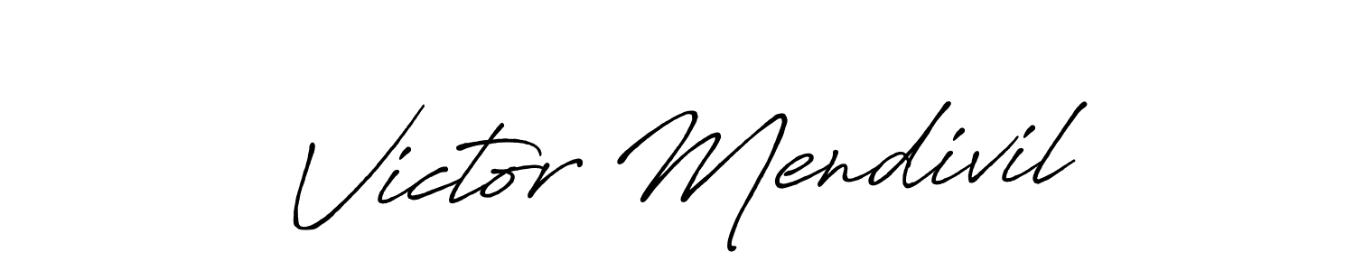 Use a signature maker to create a handwritten signature online. With this signature software, you can design (Antro_Vectra_Bolder) your own signature for name Victor Mendivil. Victor Mendivil signature style 7 images and pictures png