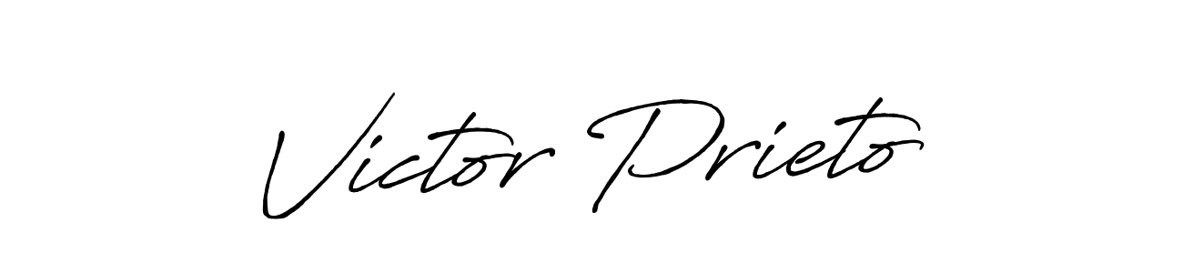 It looks lik you need a new signature style for name Victor Prieto. Design unique handwritten (Antro_Vectra_Bolder) signature with our free signature maker in just a few clicks. Victor Prieto signature style 7 images and pictures png