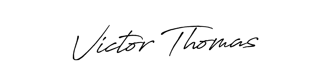 The best way (Antro_Vectra_Bolder) to make a short signature is to pick only two or three words in your name. The name Victor Thomas include a total of six letters. For converting this name. Victor Thomas signature style 7 images and pictures png