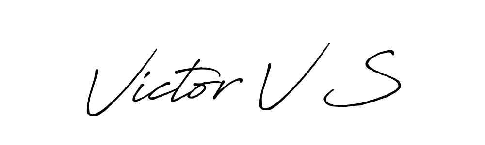 How to Draw Victor V S signature style? Antro_Vectra_Bolder is a latest design signature styles for name Victor V S. Victor V S signature style 7 images and pictures png