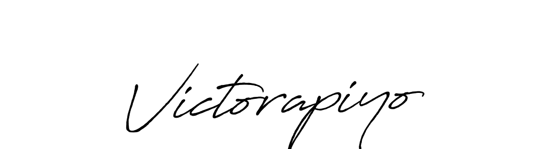 Create a beautiful signature design for name Victorapiyo. With this signature (Antro_Vectra_Bolder) fonts, you can make a handwritten signature for free. Victorapiyo signature style 7 images and pictures png