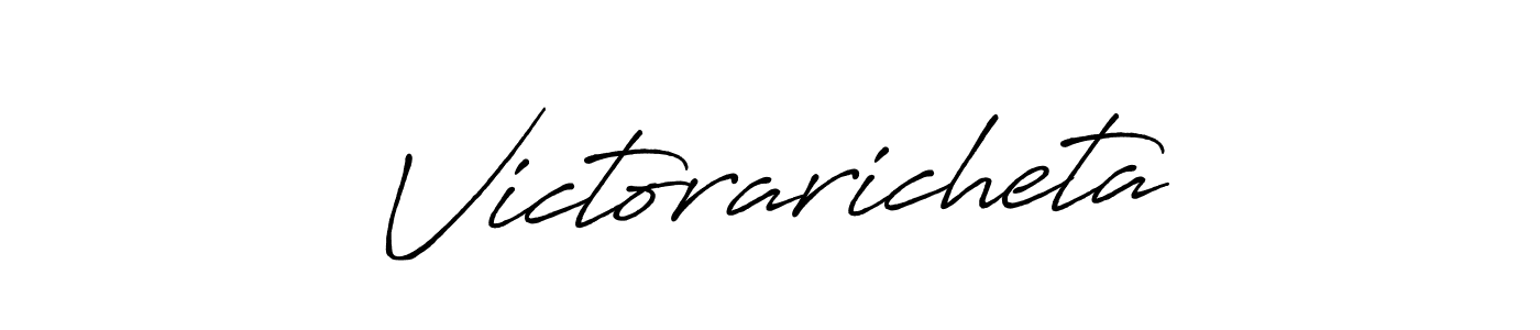 Make a beautiful signature design for name Victoraricheta. Use this online signature maker to create a handwritten signature for free. Victoraricheta signature style 7 images and pictures png