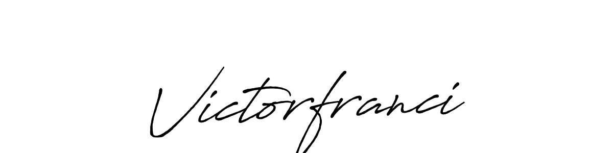 It looks lik you need a new signature style for name Victorfranci. Design unique handwritten (Antro_Vectra_Bolder) signature with our free signature maker in just a few clicks. Victorfranci signature style 7 images and pictures png