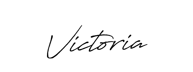 Design your own signature with our free online signature maker. With this signature software, you can create a handwritten (Antro_Vectra_Bolder) signature for name Victoria. Victoria signature style 7 images and pictures png