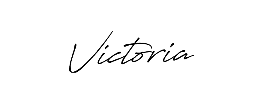 Make a beautiful signature design for name Victoria . With this signature (Antro_Vectra_Bolder) style, you can create a handwritten signature for free. Victoria  signature style 7 images and pictures png